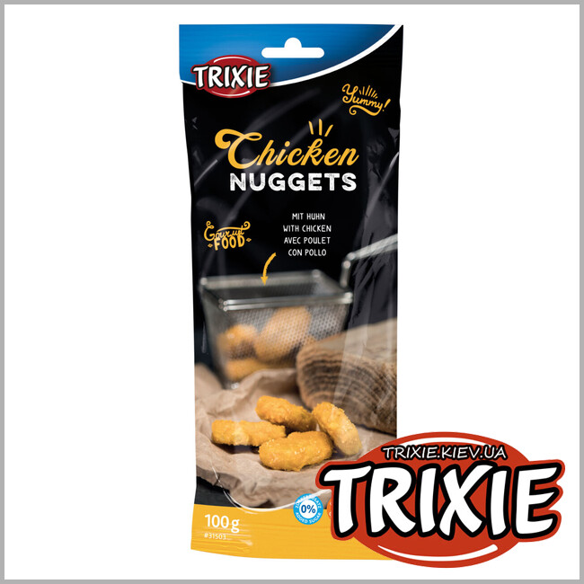 ТРИКСИ Украина - Лакомство для собак Trixie 31503 Chicken Nuggets 100г