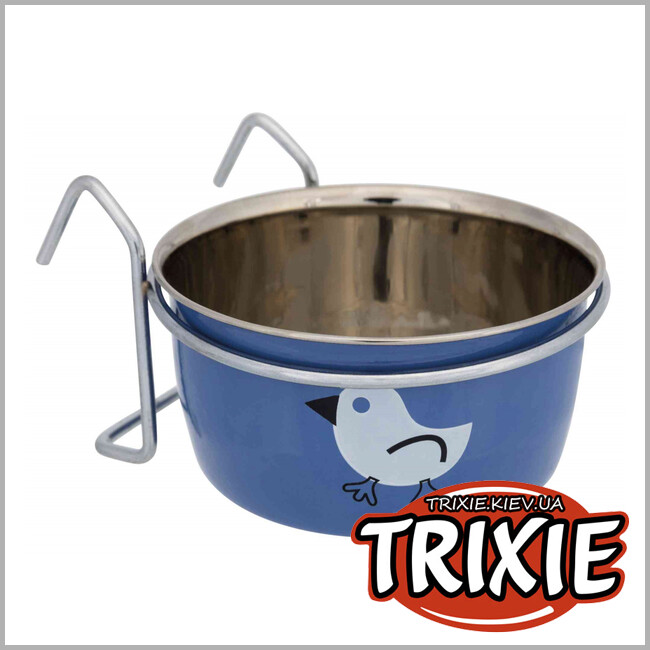 ТРИКСИ Украина - Миска с крючком и рисунком Trixie (350 мл/10 см)