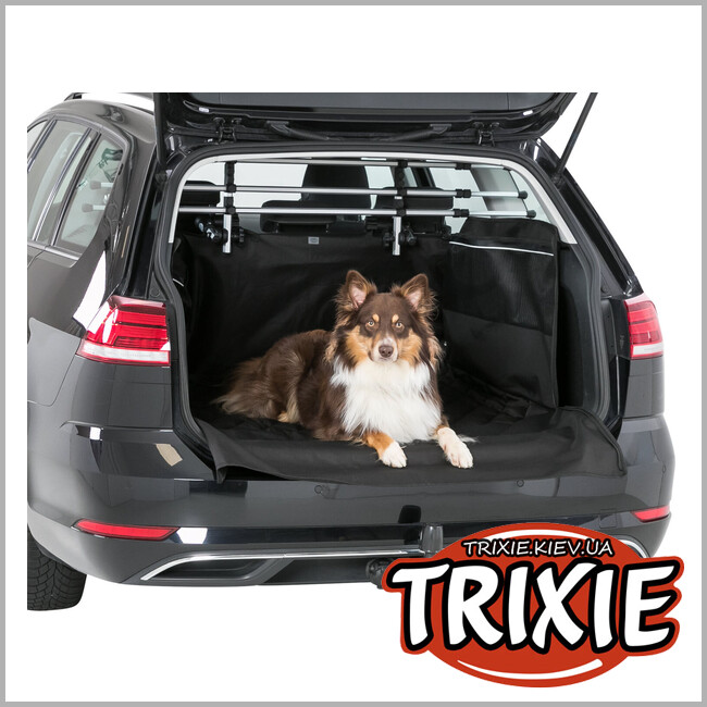 ТРИКСИ Украина - Защитный чехол Trixie 13204 для автомобильного багажника с защитой бампера черный полиэстер 210х175 см