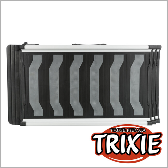 ТРИКСИ Украина - Трап складной TRIXIE (3 ступени, 40х78-175, 6.8кг, черный/серый)