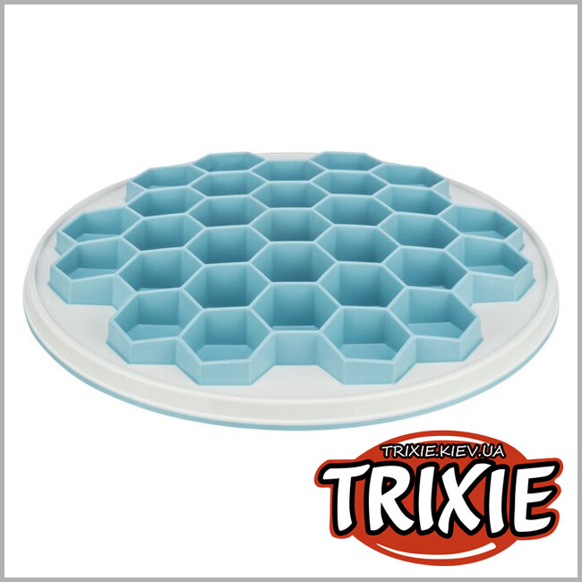 ТРИКСИ Украина - Миска в виде улия с медленой подачей пищи Trixie Slow Feeding Food Plate Hive (30 cm)