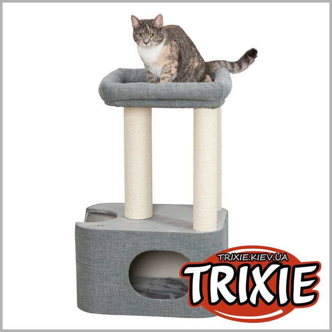 ТРИКСИ Украина - Домик-драпак Trixie 44475 "Viviana", 86см, синий/серый