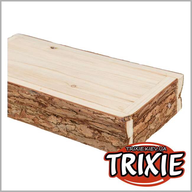 ТРИКСИ Украина - Лоток для корма грызунов Trixie 60748 (кора), 450мл/27х5х13см