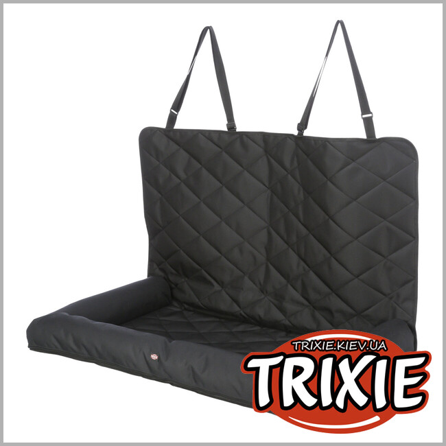 ТРИКСИ Украина - Лежак Trixie 13206 на сиденье авто двойной, 95х10х50см, черный