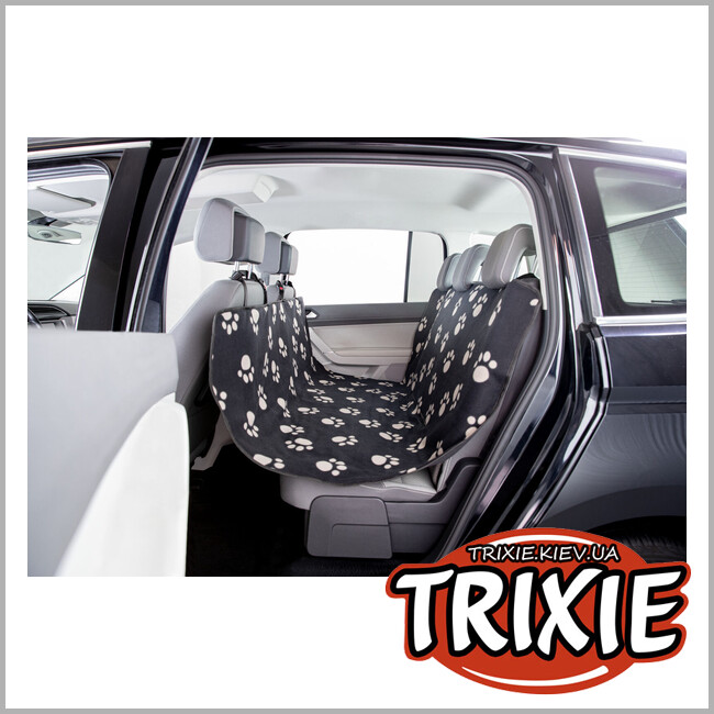 ТРИКСИ Украина - Одеяло для животных Trixie 13234 для заднего сиденья авто 1,4х1,45 м черно-бежевое