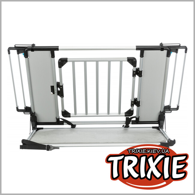ТРИКСИ Украина - Универсальная решетка TRIXIE в авто (94–114х69 см, серебро/черный)
