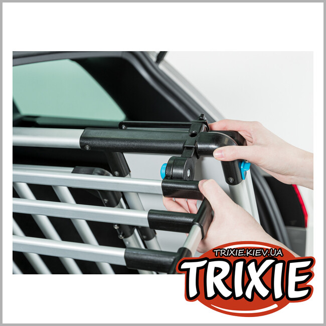 ТРИКСИ Украина - Дополнение к решетке TRIXIE в авто#13201 (92х27х4см, серебо/черный)