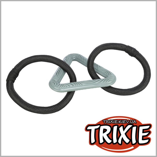 ТРИКСИ Украина - Треугольник CityStyle Trixie 34729 с веревочными кольцами, TПГ, 44см