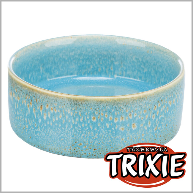 ТРИКСИ Украина - Миска керамическая Trixie Ceramic bowl (0.4L / 13cm синяя)