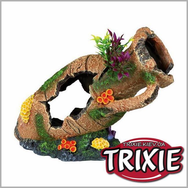 ТРИКСИ Украина - Грот для рыбок TRIXIE - Амфора с растениями