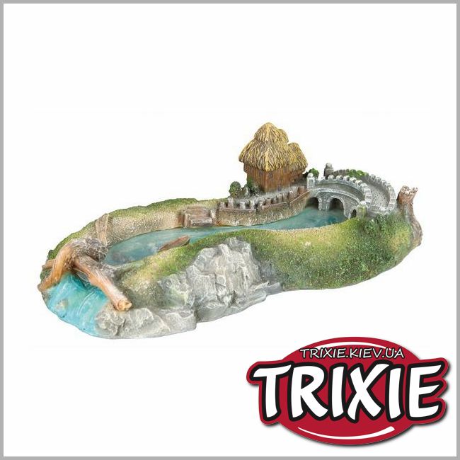 ТРИКСИ Украина - Грот для рыбок TRIXIE - Подводный залив с волнами