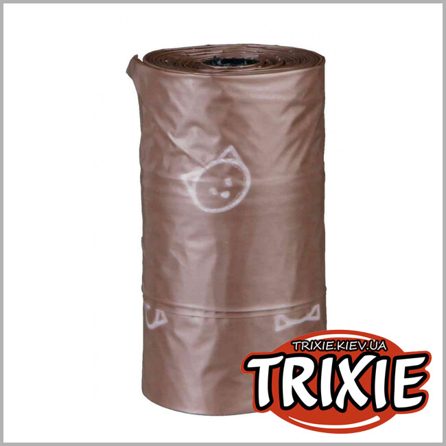 ТРИКСИ Украина - Кошачьи мешки для мусора Trixie (3 рулона по 10 пакетов, 3 l)
