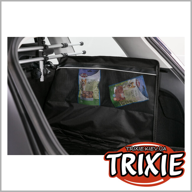 ТРИКСИ Украина - Защитный чехол Trixie 13204 для автомобильного багажника с защитой бампера черный полиэстер 210х175 см