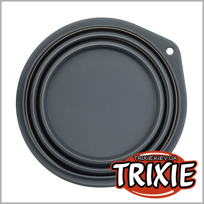 ТРИКСИ Украина - Миска дорожная для собак TRIXIE (Размер: 1л/18см)