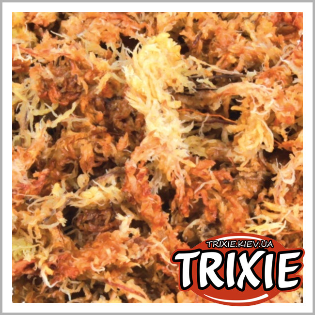ТРИКСИ Украина - Торфяной наполнитель мох для террариума Trixie Sphagnum Moss (Мох сфагнум 100g / 4.5 L )