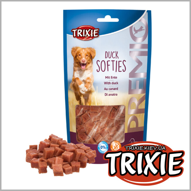 ТРИКСИ Украина - Лакомство для собак Trixie 31869 PREMIO Duck Softies утка 100г