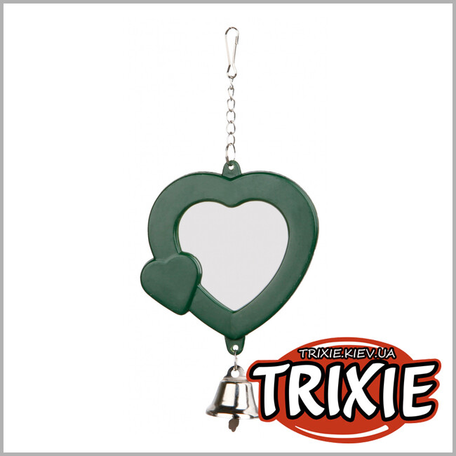 ТРИКСИ Украина - Зеркало-сердечко для птиц TRIXIE (7 см)