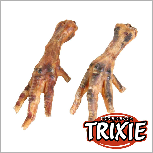ТРИКСИ Украина - Лакомство для собак Trixie 31405 Chicken Feet куриные ножки 250г