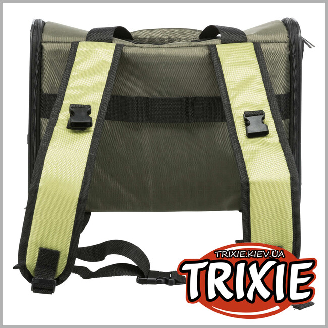 ТРИКСИ Украина - Рюкзак Trixie Shiva Backpack (нейлон 41*30*21cм зеленый)