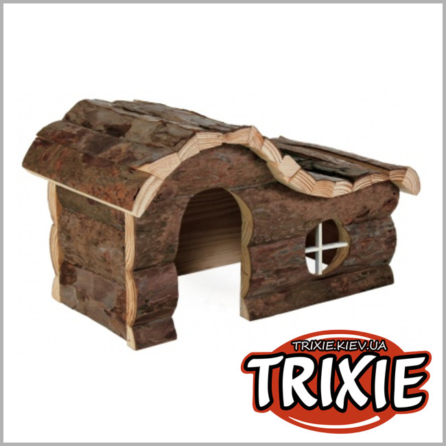 ТРИКСИ Украина - Угловой домик для грызунов TRIXIE - Hanna (Размер: 26x16x15cм)