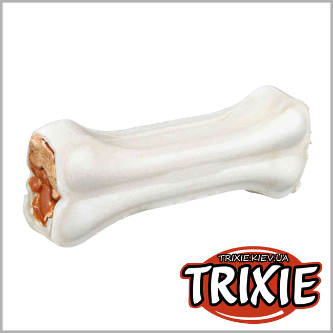 ТРИКСИ Украина - Лакомство для собак Trixie 31392 DENTA fun кость для чистки зубов утка 2шт, 12см/120г