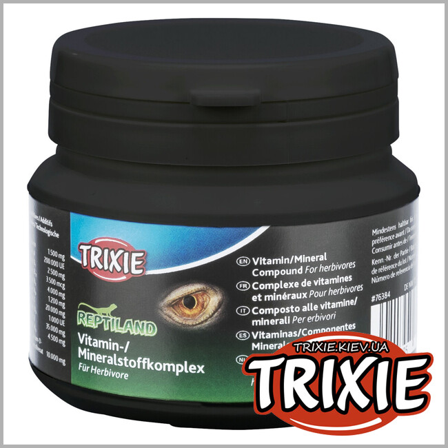 ТРИКСИ Украина - Витаминно-минеральная Trixie 76384 смесь для травоядных рептилий, 80гр