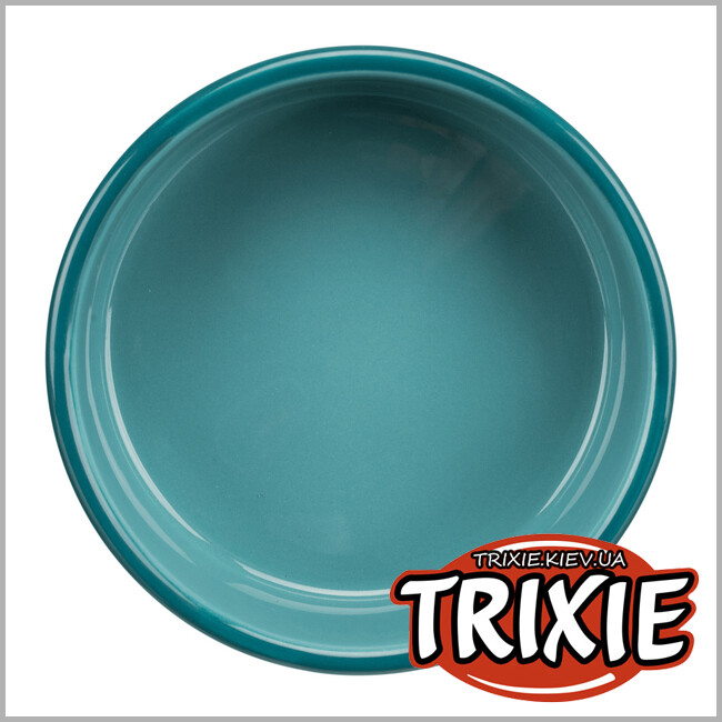 ТРИКСИ Украина - Миска TRIXIE (керамика 0.8 л/ø 16см, бирюза)
