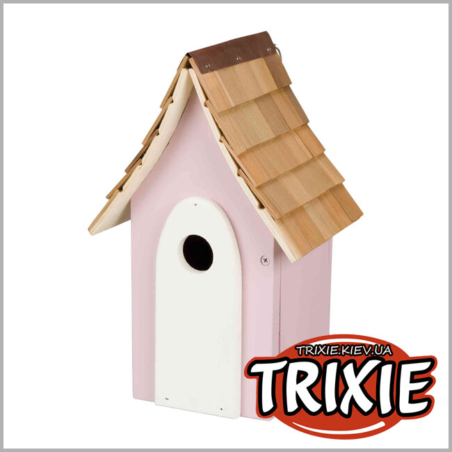 ТРИКСИ Украина - Кормушка для птиц из дерева уличная TRIXIE (18 × 30 × 15 см/ø 3 см)