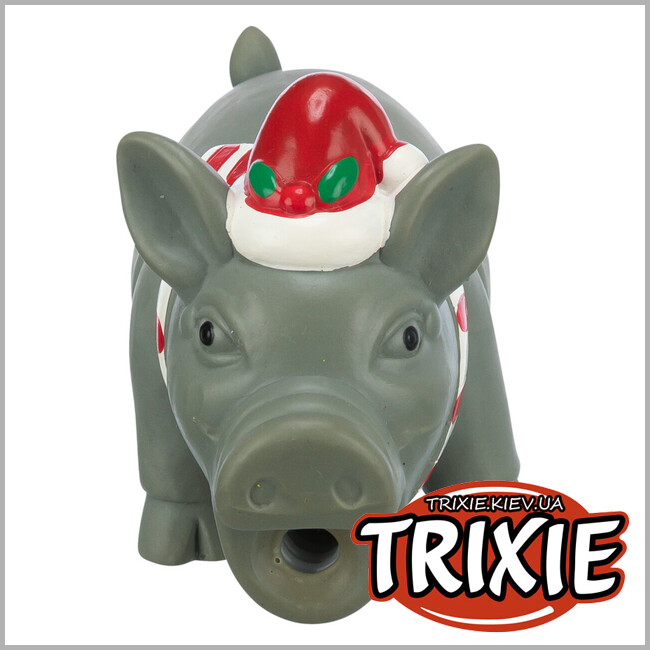 ТРИКСИ Украина - Рождественский поросенок Trixie 92598 , латекс, 16см