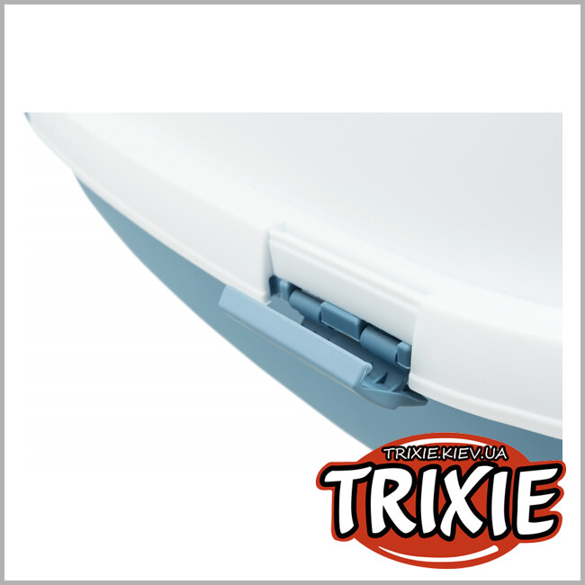 ТРИКСИ Украина - Туалет-домик для кота Primo (XXL, 56х47х71см, синий/белый)