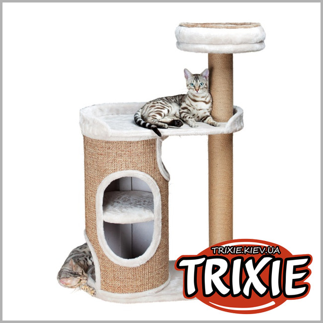 ТРИКСИ Украина - Домик для кота Trixie Falco Scratching Post (плюш/джут 117см)