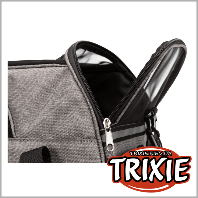 ТРИКСИ Украина - Сумка-переноска Ethan-TRIXIE (25х33х50 см, серый)