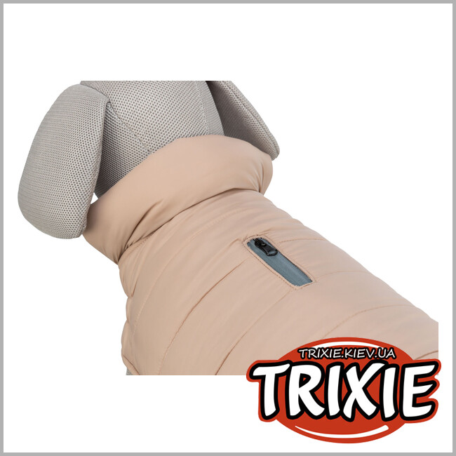 ТРИКСИ Украина - Попона зимняя Trixie 680366 "Lesmon", S: 36см, пудровый