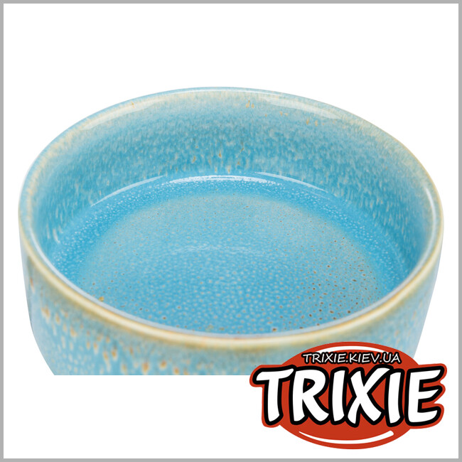 ТРИКСИ Украина - Миска керамическая Trixie Ceramic bowl (0.4L / 13cm синяя)