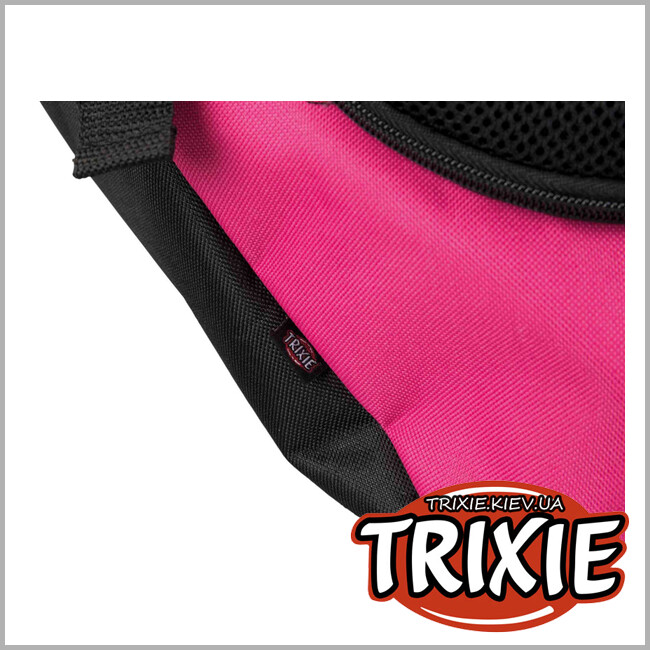 ТРИКСИ Украина - Сумка-переноска на плечо TRIXIE Sling Front Bag (полиэстер 50*25*18 cм розовый/чёрный)