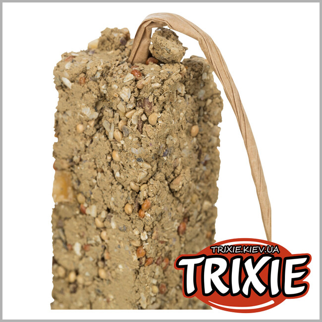 ТРИКСИ Украина - Глиняная палочка для попугаев Trixie 50551 с фруктами, 2шт/250г