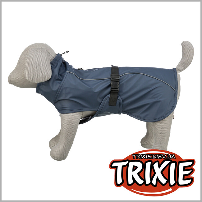 ТРИКСИ Украина - Попона-плащ Trixie 680219 BE NORDIC "Husum", XL: 80см, темно-синий