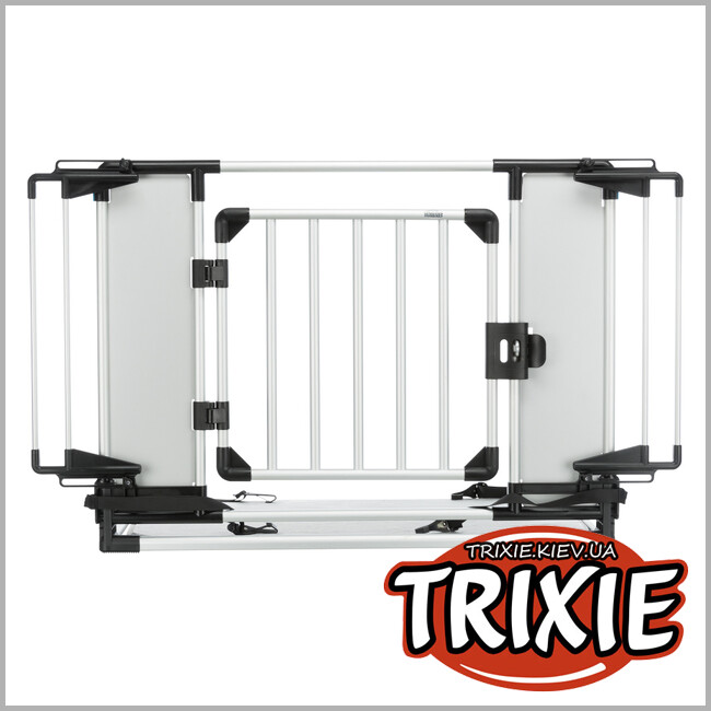 ТРИКСИ Украина - Универсальная решетка TRIXIE в авто (94–114х69 см, серебро/черный)