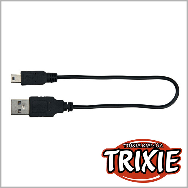 ТРИКСИ Украина - Ошейник TRIXIE - Explore с маячком-мигалкой (L–XL: 40–65 см/25 мм, черный)