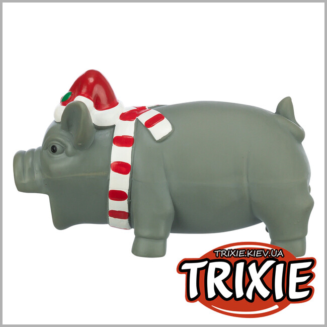 ТРИКСИ Украина - Рождественский поросенок Trixie 92598 , латекс, 16см