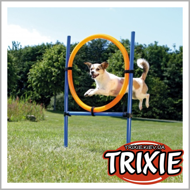 ТРИКСИ Украина - Сборный барьер-круг для собак TRIXIE (115 × 3 х 65 см)