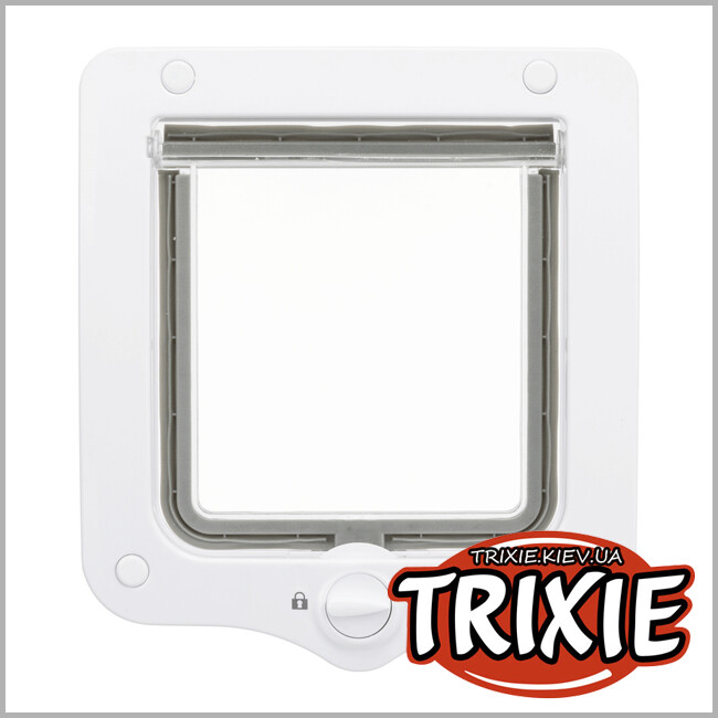 ТРИКСИ Украина - Дверца для кота TRIXIE (2 позиции, 20х22 см, белый)