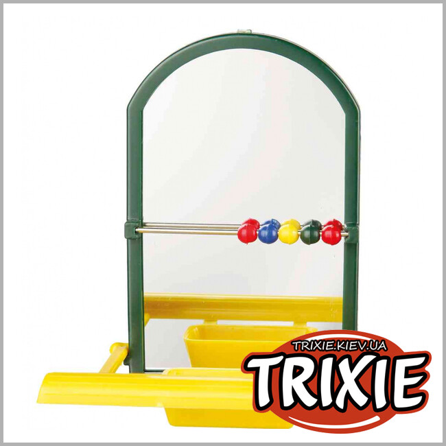 ТРИКСИ Украина - Зеркало с жёрдочкой TRIXIE (8 см)