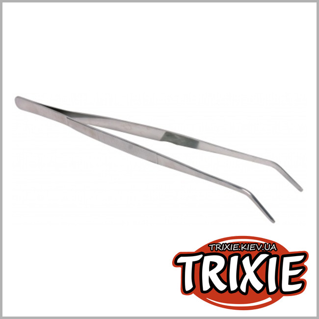 ТРИКСИ Украина - Щипцы для кормления рептилий Trixie Feeding Tweezers (изогнутые 30см)