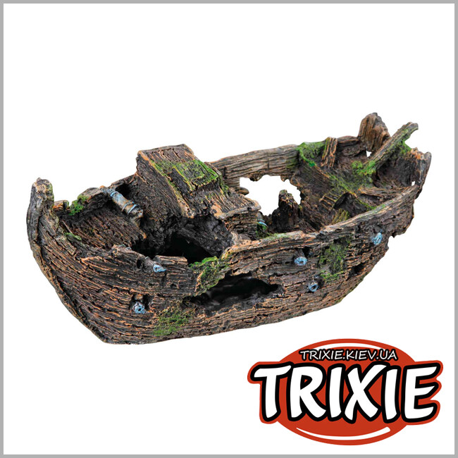 ТРИКСИ Украина - Грот для рыб TRIXIE - Обломки корабля, 29 см