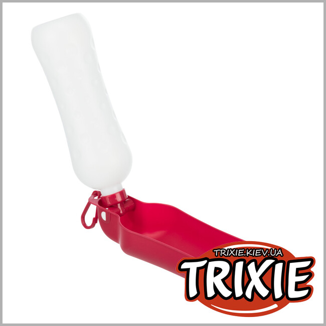 ТРИКСИ Украина - Поилка раскладная дорожная с миской Trixie Bottle with Bowl (Обьем: 700 мл)