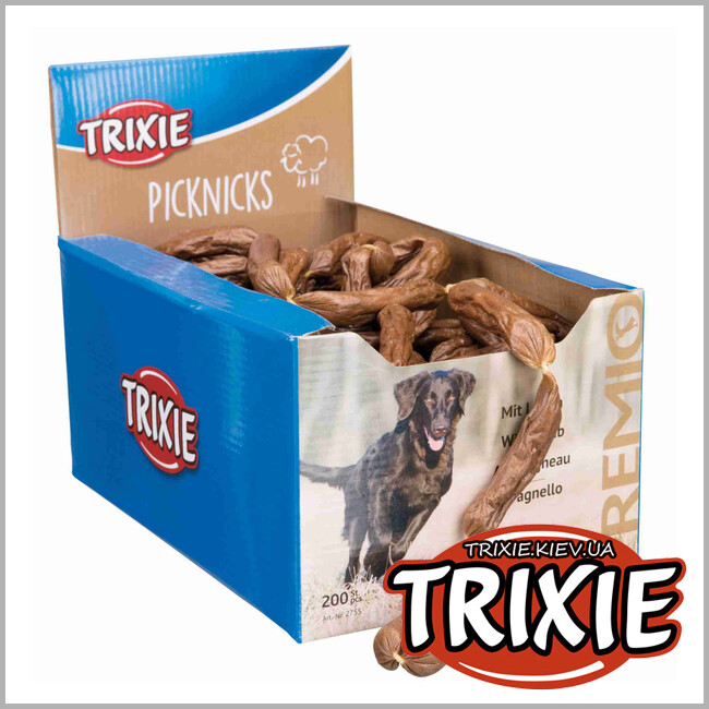 ТРИКСИ Украина - Сосиски для собак Trixie PREMIO Picknicks (Ягненок 200шт)