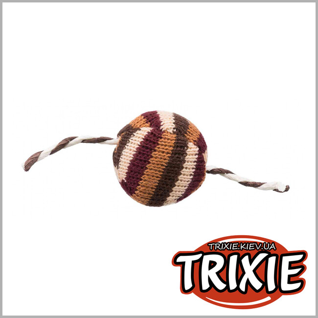 ТРИКСИ Украина - Набор вязанных мячиков TRIXIE (4 см, в уп. 2 шт, разные цвета)