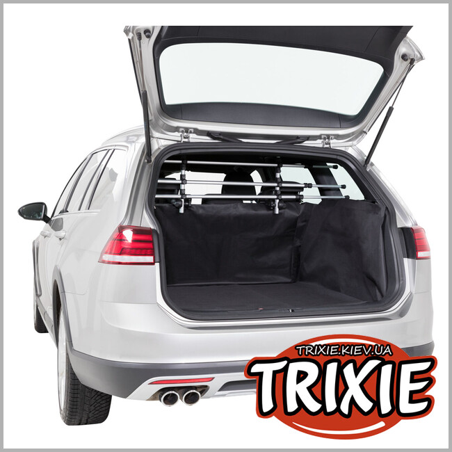 ТРИКСИ Украина - Коврик в багажник для животных Trixie 1318 авто с высокими боковыми панелями, 2.30х1.70м, черный