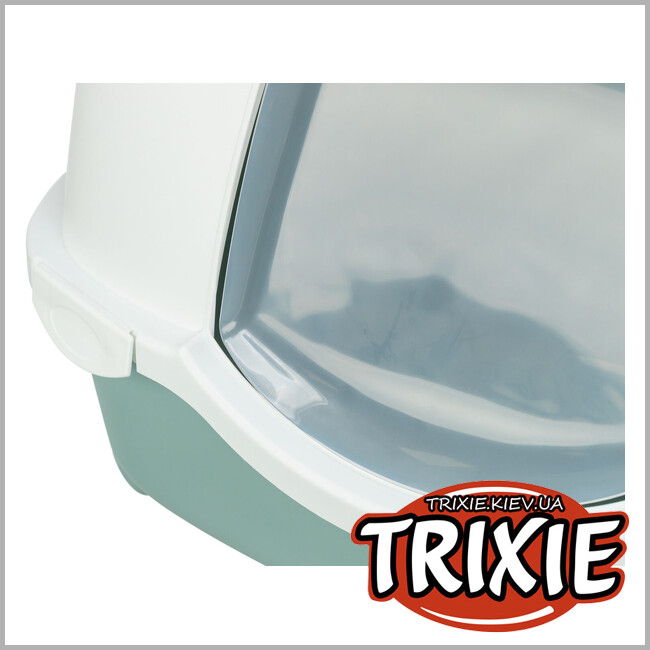 ТРИКСИ Украина - Туалет-домик Trixie 40570 для кота "Davio Top", 56х39х39см, зеленый/белый